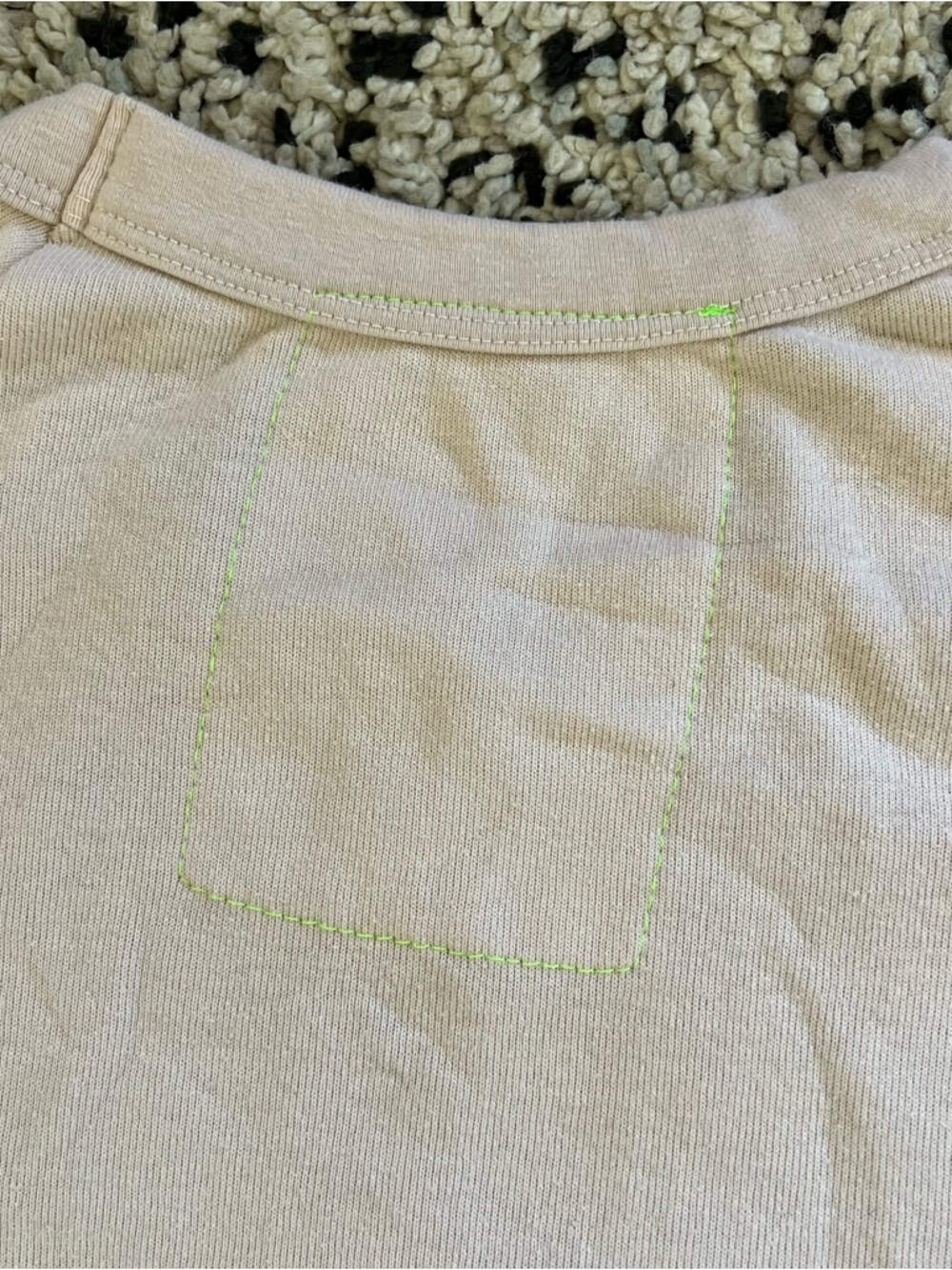 Aviator Nation Tiger Sweatshirt Light Beige Cream Lightweight Crewneck Medium - Picture 11 of 14